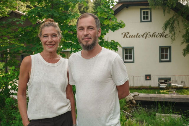 Boutiquehotel Waldhaus Rudolfshöhe: Gastgeber*innen Nina und Denis