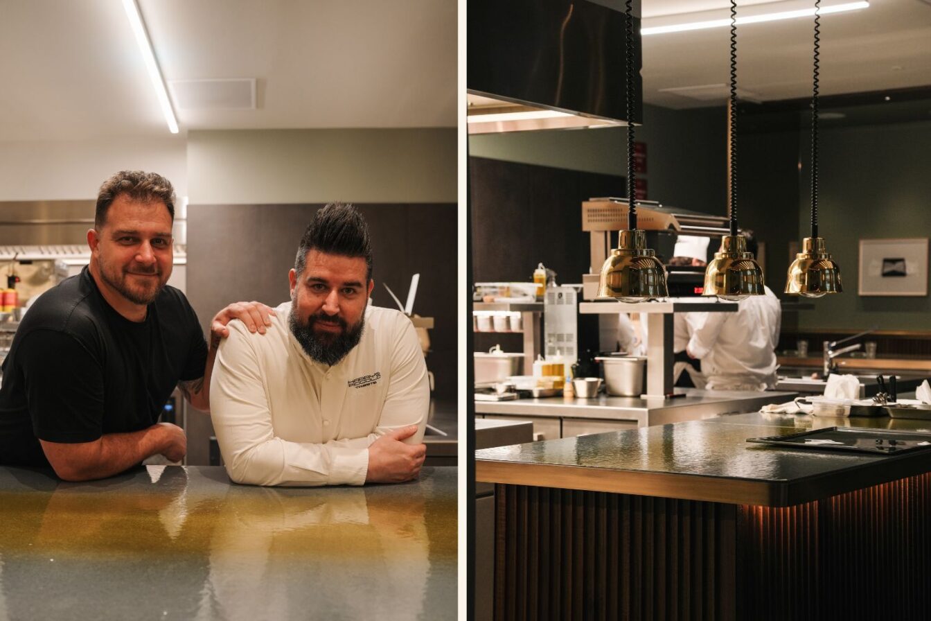 Im 2-Michelin-Sterne Restaurant Harry's Piccolo kochen Davide de Pra und Matteo Metullio.