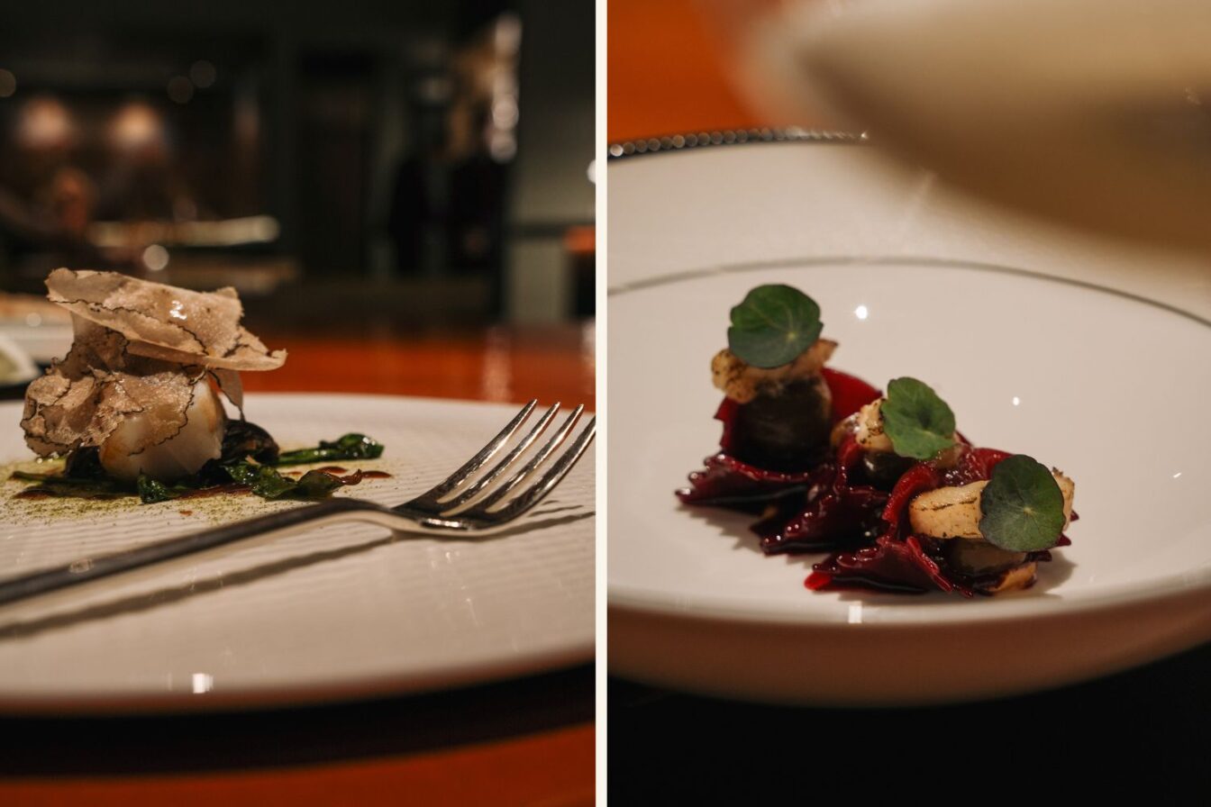 Im 2-Michelin-Sterne Restaurant in Triest, Harry's Piccolo, gibt es mehrere Gänge mit Einflüssen von Adria und den Dolomiten.