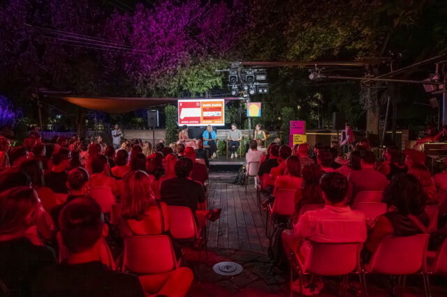 Lange Nacht des Journalismus vom fjum im Wiener Volksgarten