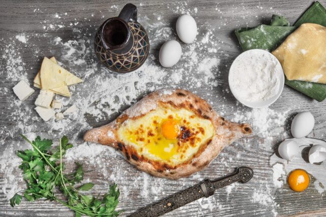 Adscharische Khachapuri