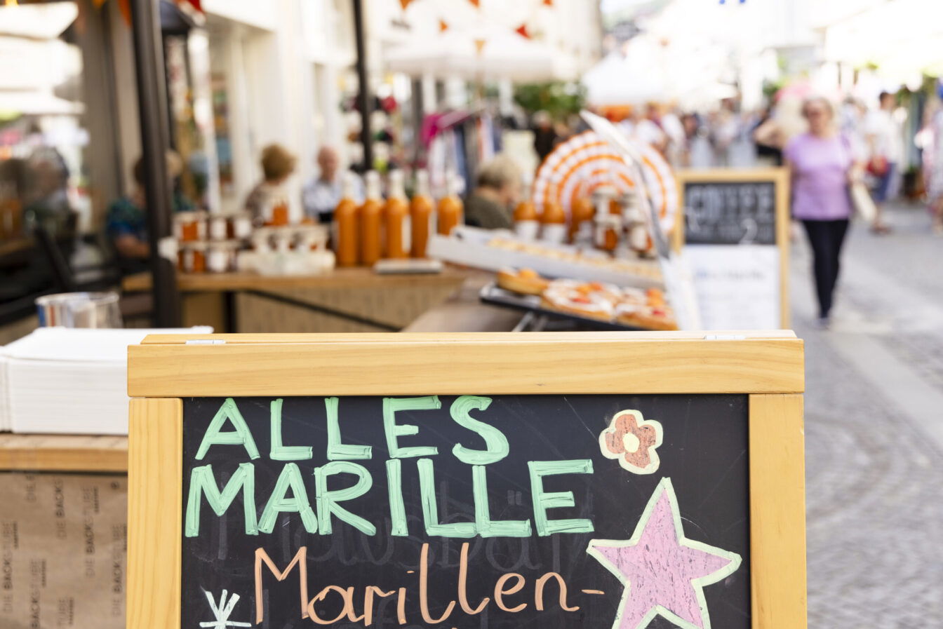 Alles Marille in der Wachau in der Kremser Altstadt