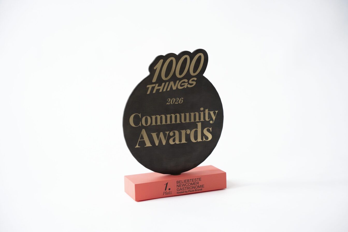 1000things Community Awards 2026 – Trophäe