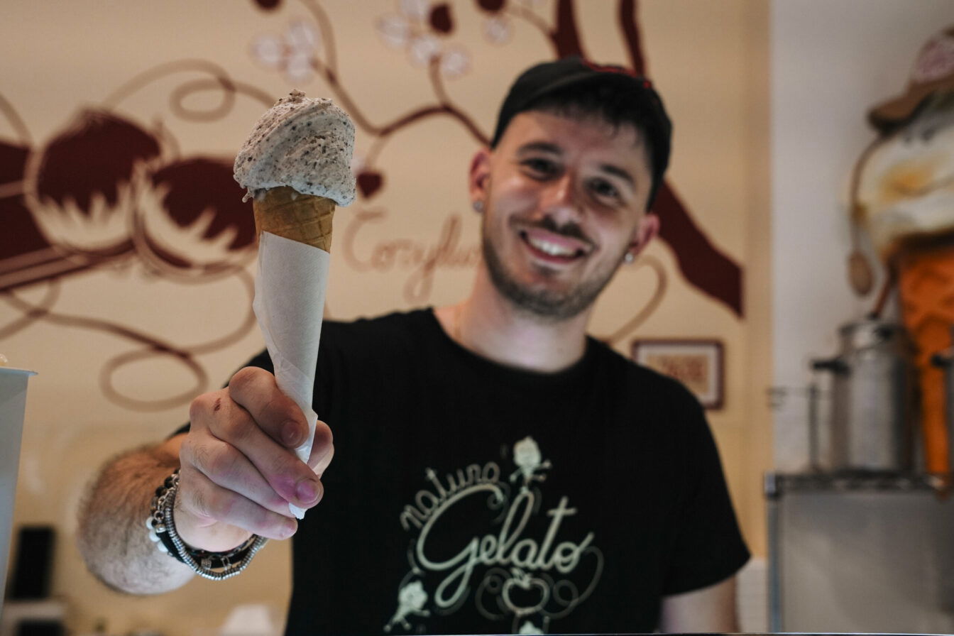 Bei Natura Gelato in Triest gibt es vegans Eis mit natürlichen Zutaten.