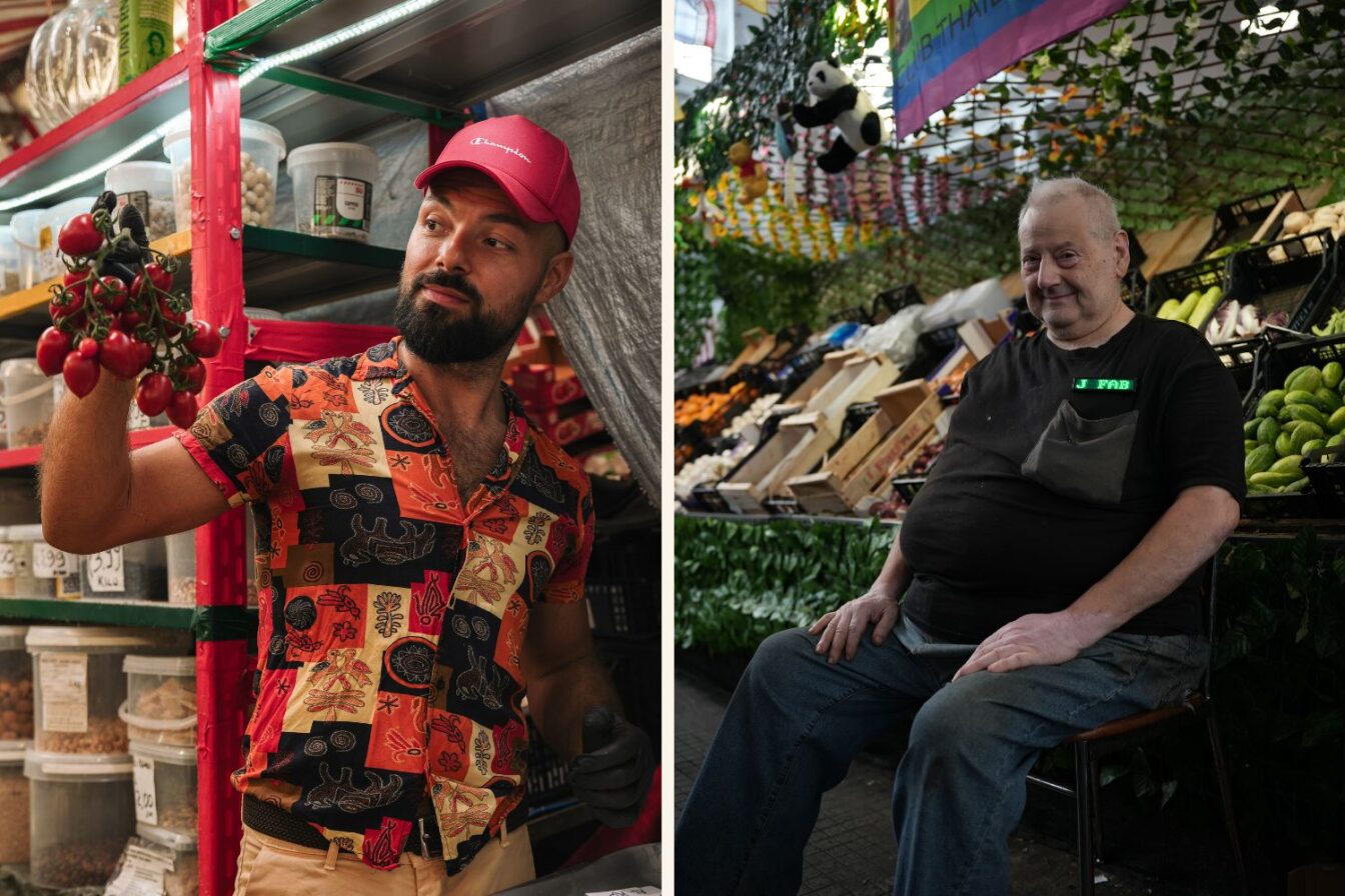 Am Mercato Coperto, der Markthalle von Triest, findet man frisches Obst, Gemüse, Fisch, Käse und Fleisch. 