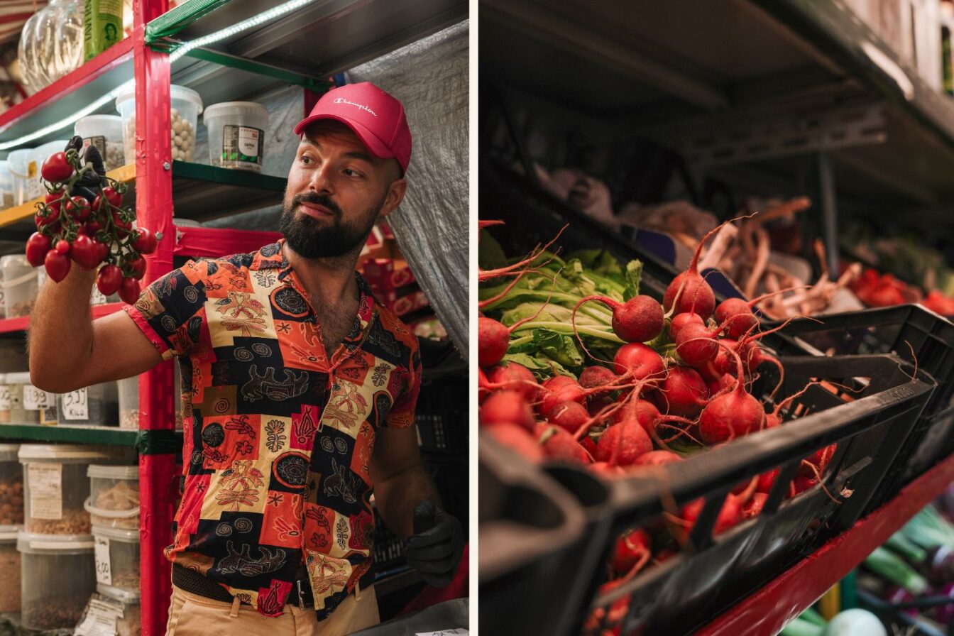 In der Markthalle in Triest gibt es täglich frisches Obst und Gemüse, Fisch, Fleisch und Käse. 