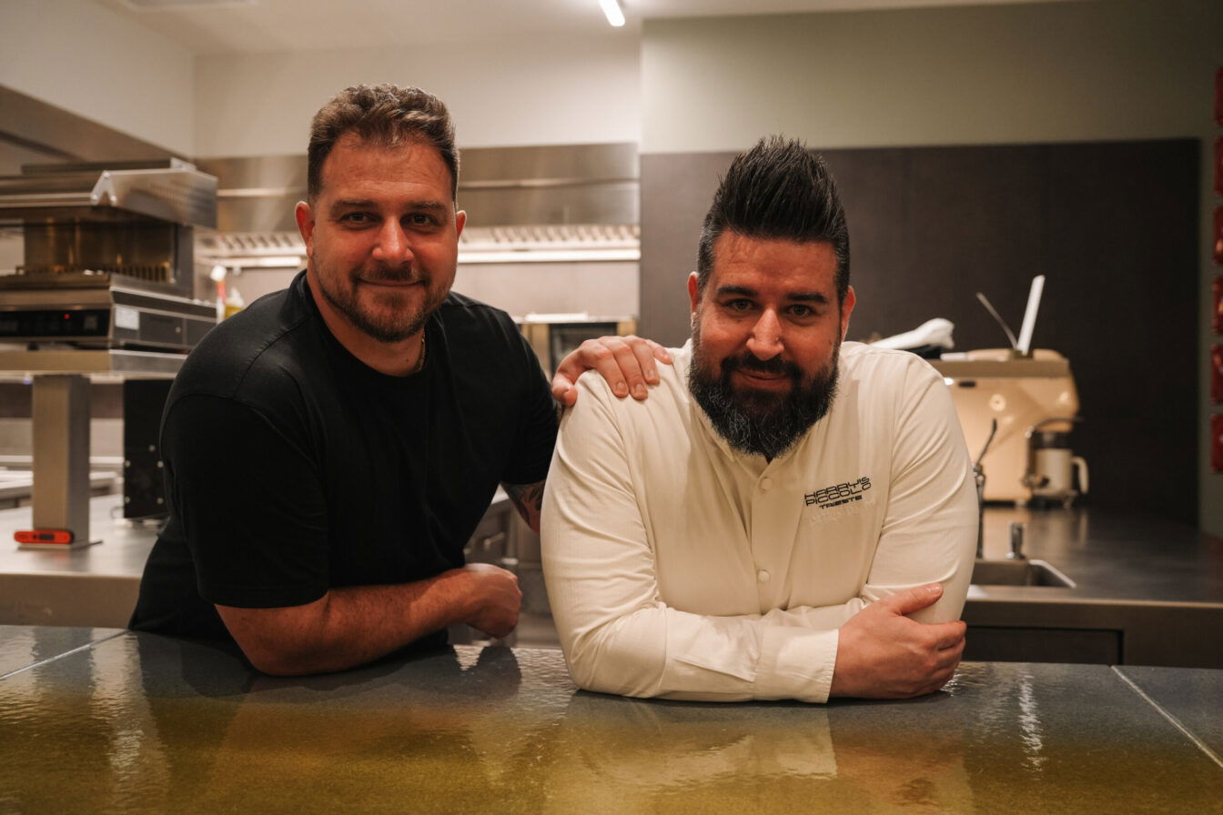 Matteo Metullio und Davide de Pra sind Sterne-Köche des Harry's Piccolo in Triest.
