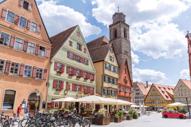 Dinkelsbühl in Franken, Blick auf das Münster St. Georg