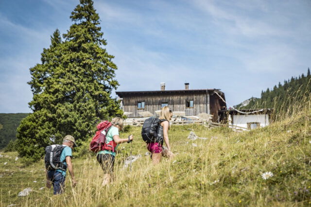 Die Priener Hütte liegt im Naturschutzgebiet und ist ein schönes Wanderziel in den Chiemgauer Alpen – schnell von München erreichbar.