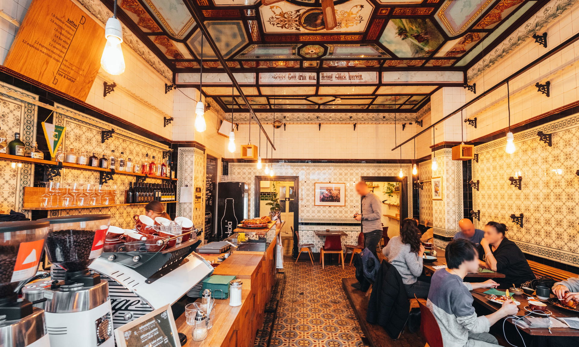 Ein Café in Leipzig