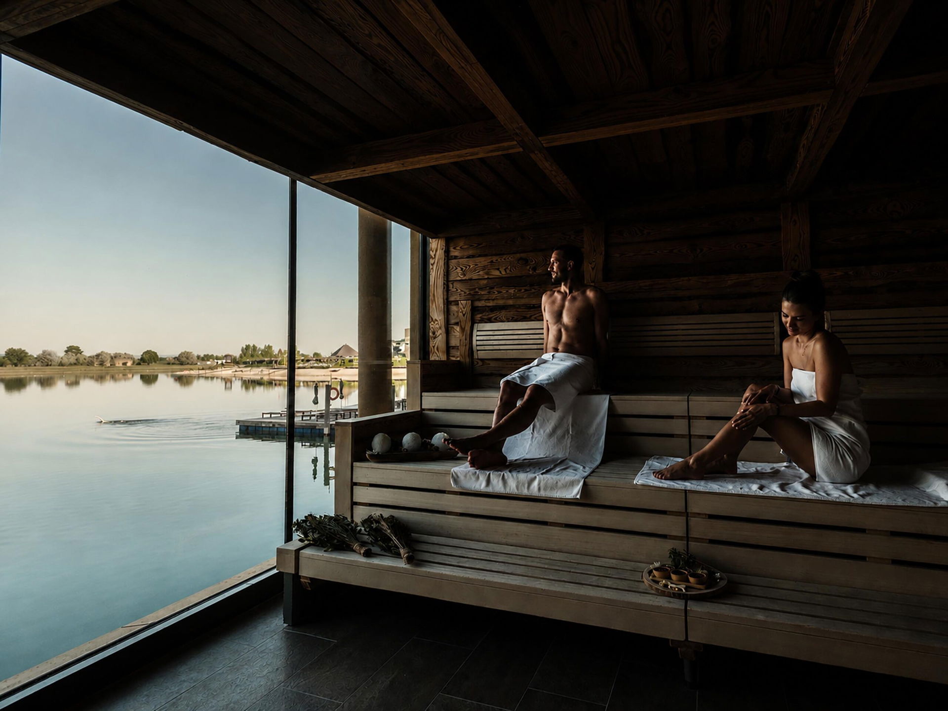 Lodge See Spa-Sauna in der St. Martins Therme & Lodge