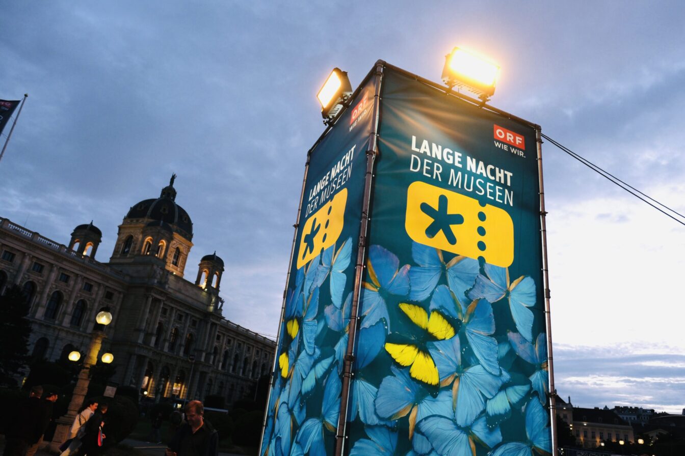 Lange Nacht der Museen vor dem Kunsthistorischen Museum in Wien