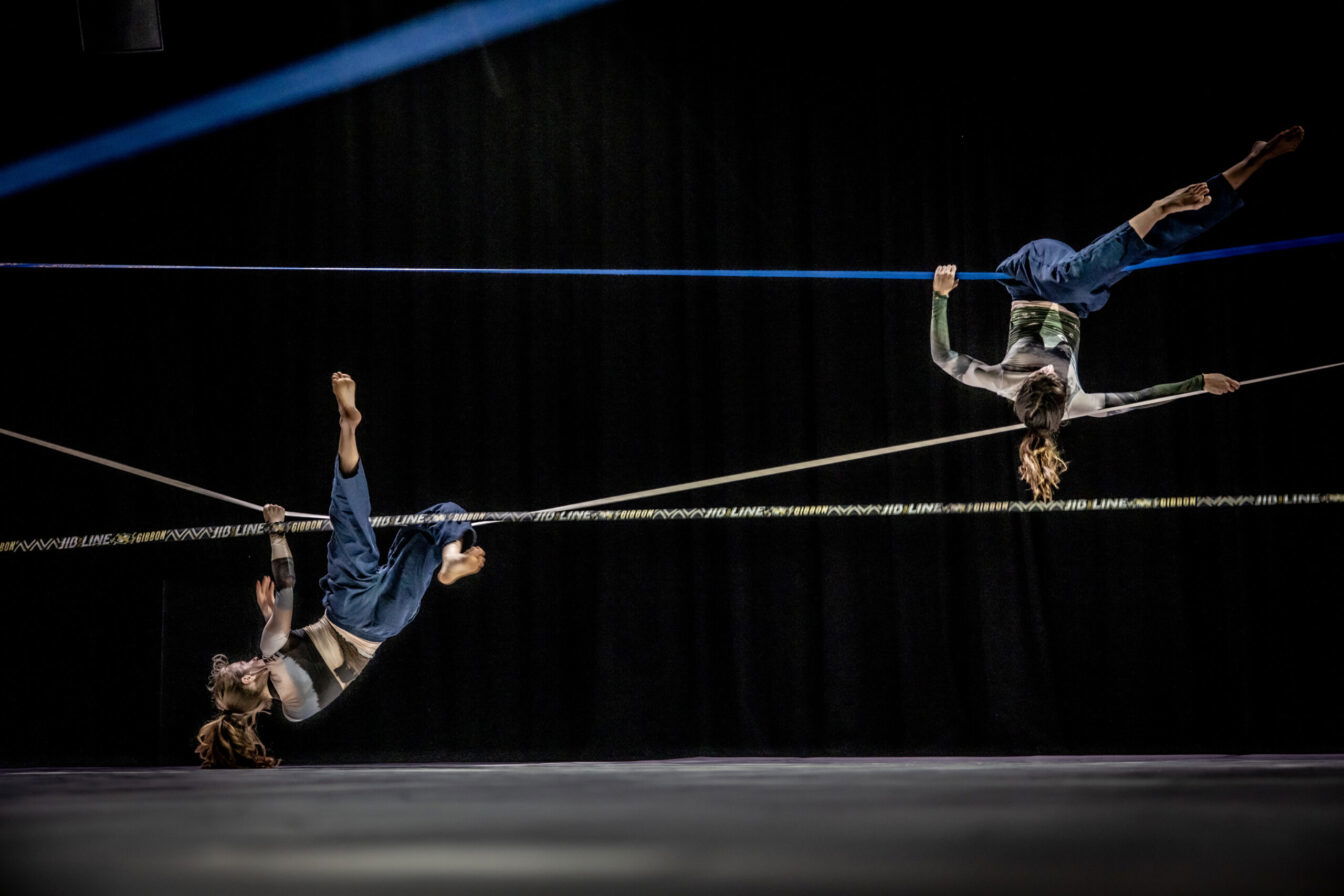 Barbara und Bettina Földesi, Slackline Trilogie Teil 2 , Tanz House, ARGE Tanz Salzburg 2025