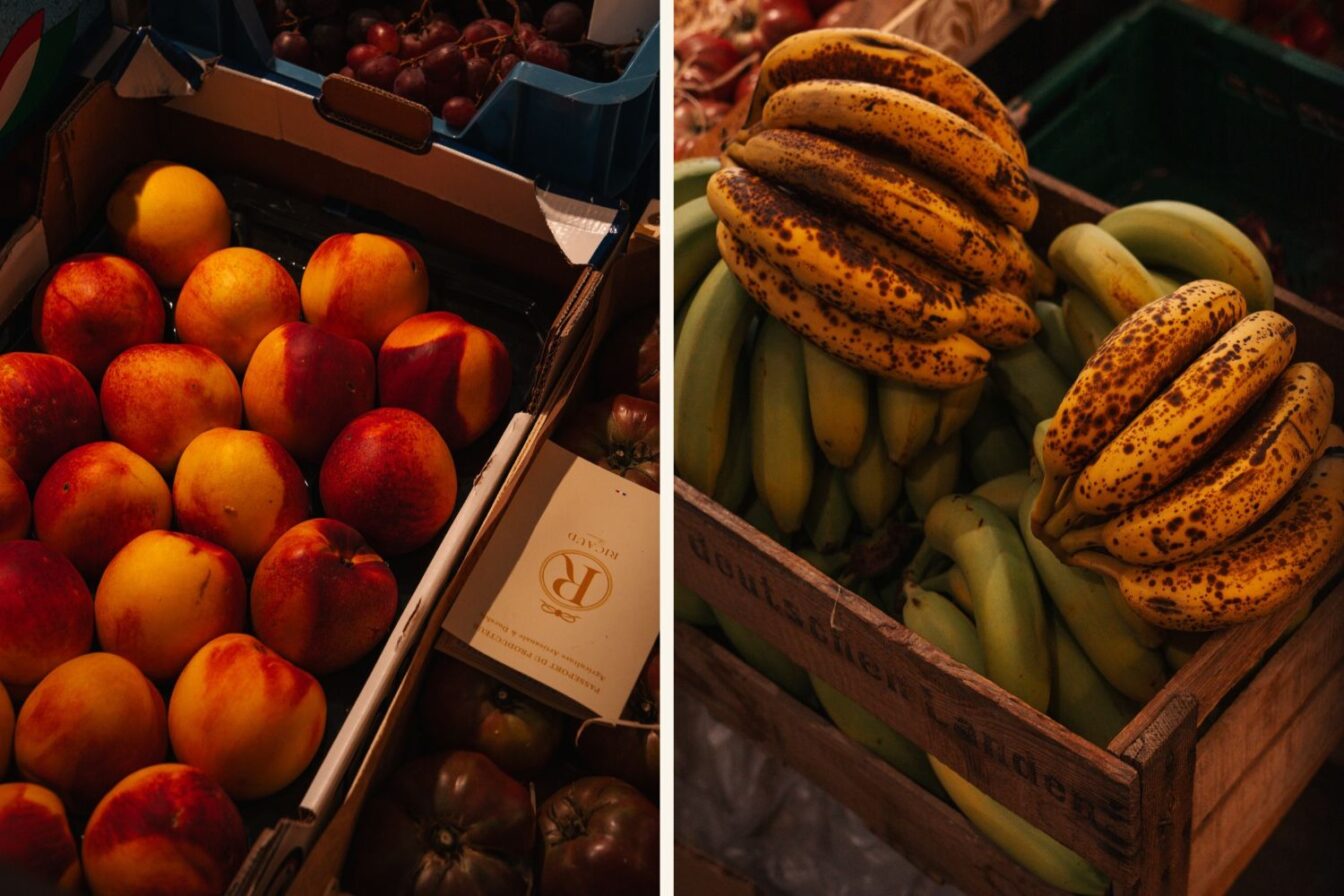 Im Käthe Luzia im Lehel München gibt es regionales Obst und Gemüse von lokalen Bauern.