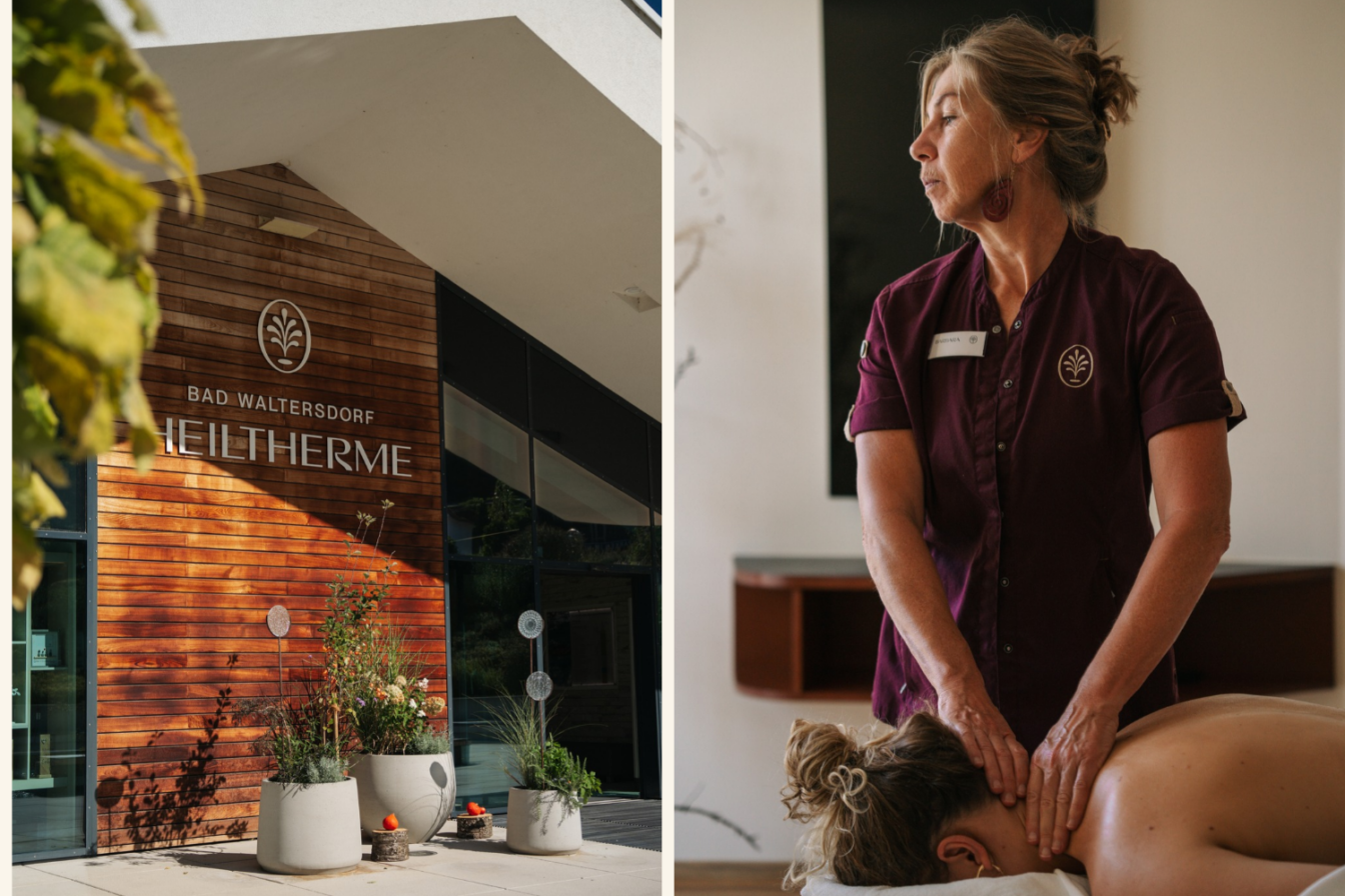 In der Therme Bad Waltersdorf erwarten euch 10 Saunen sowie wohltuende Massagen.