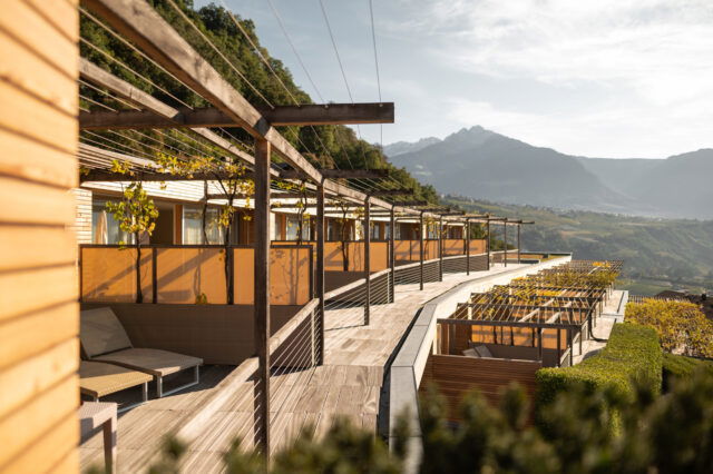 Pergola in Südtirol von Mattheo Thun (c) Patrick Schwienbacher