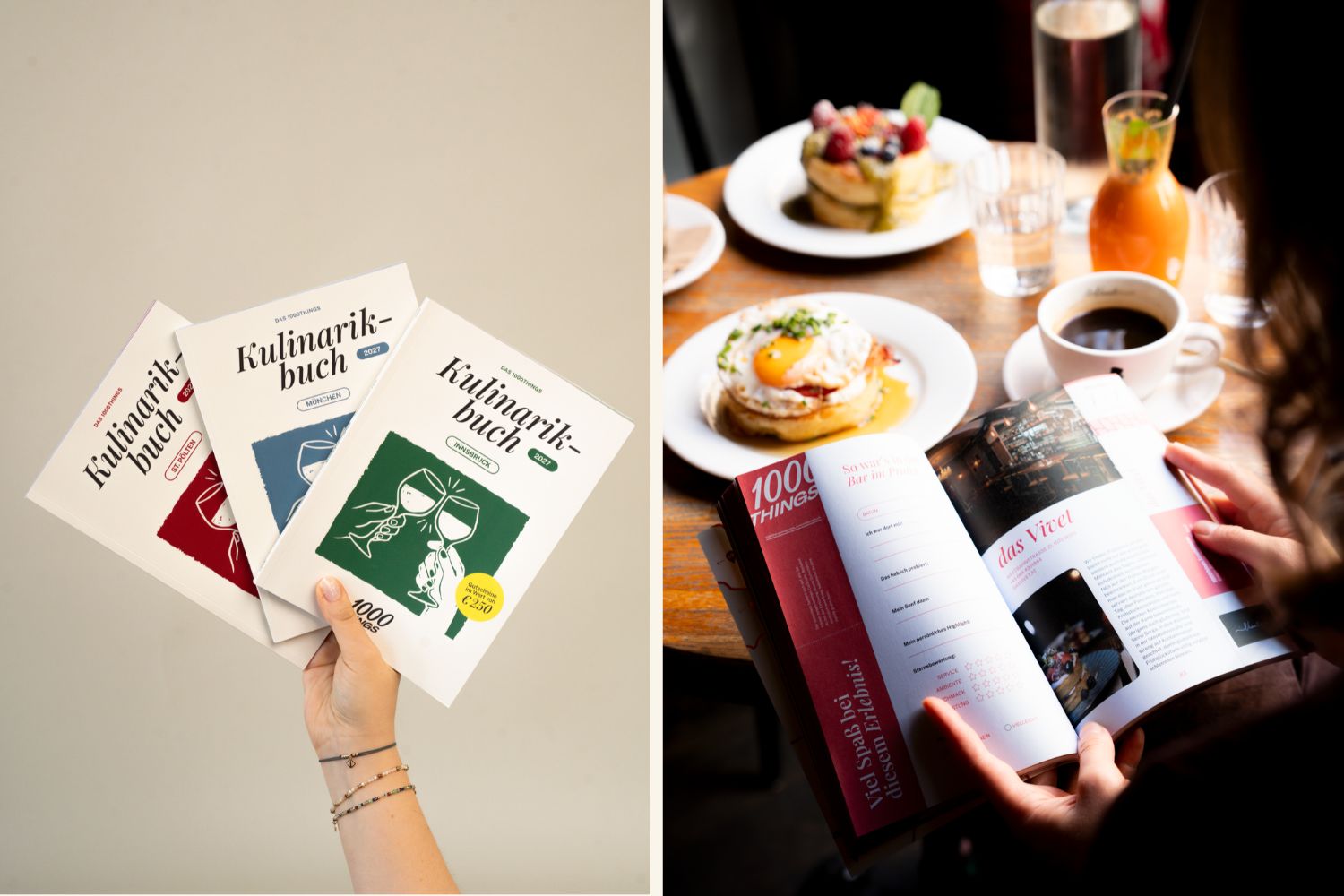 Die 1000things Erlebnis- und Kulinarikbücher