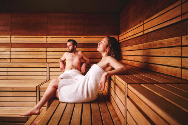 Sauna in einer der sechs Thermen im Thermen- & Vulkanland