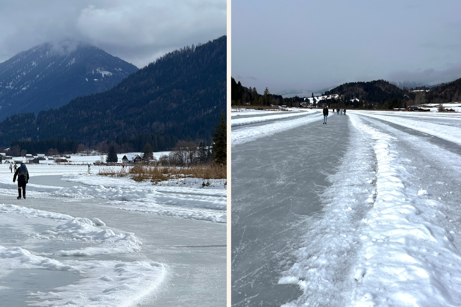 Eislaufen am Weissensee in Kärnten (c) Michael Haller | 1000things
