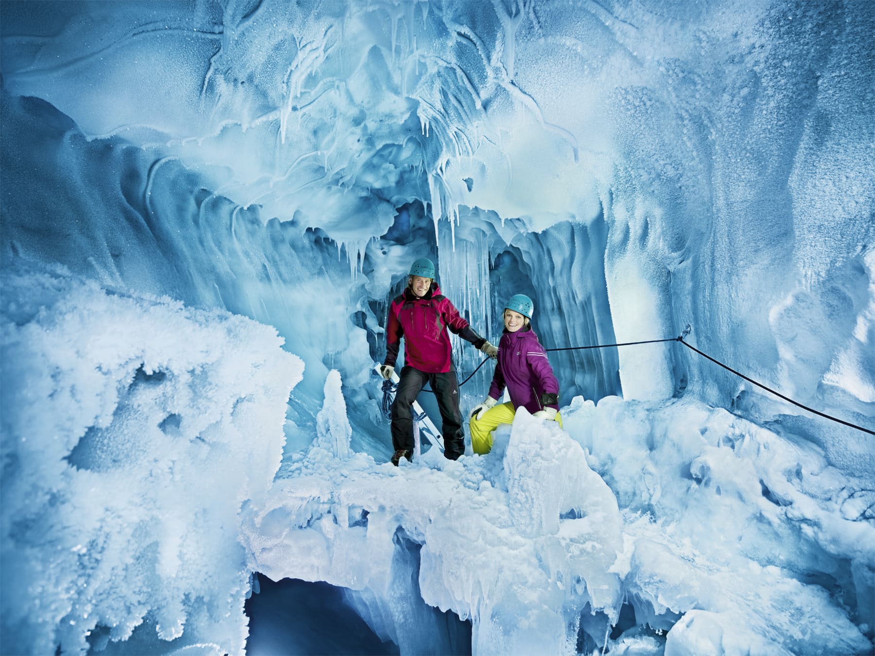 Eis Palast Hintertuxer Gletscher