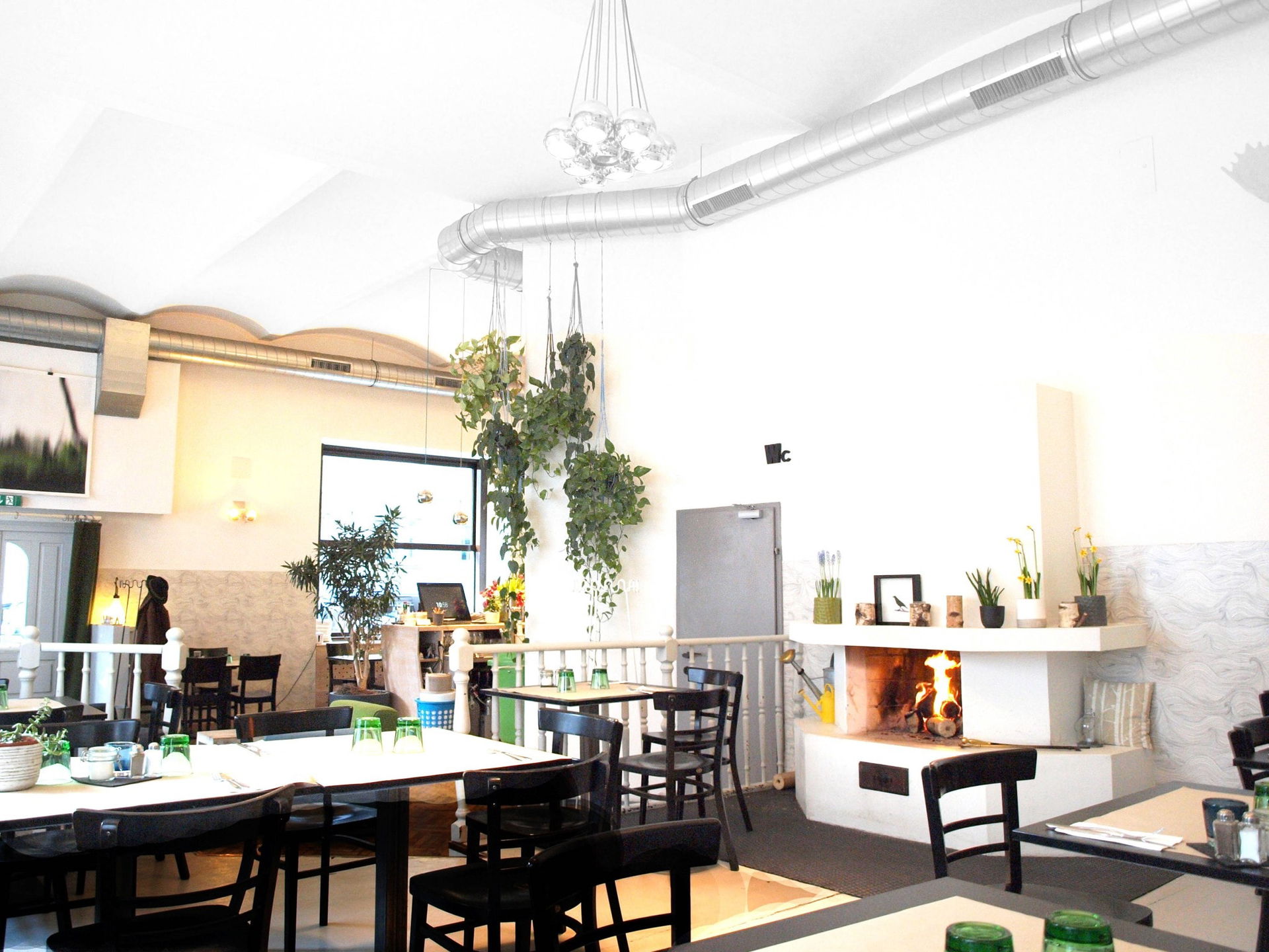 Das Restaurant Marks in WIen mit Kamin