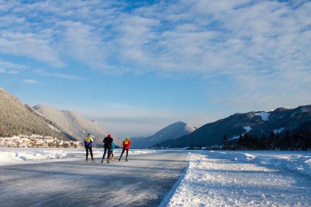 eislaufen am weissensee