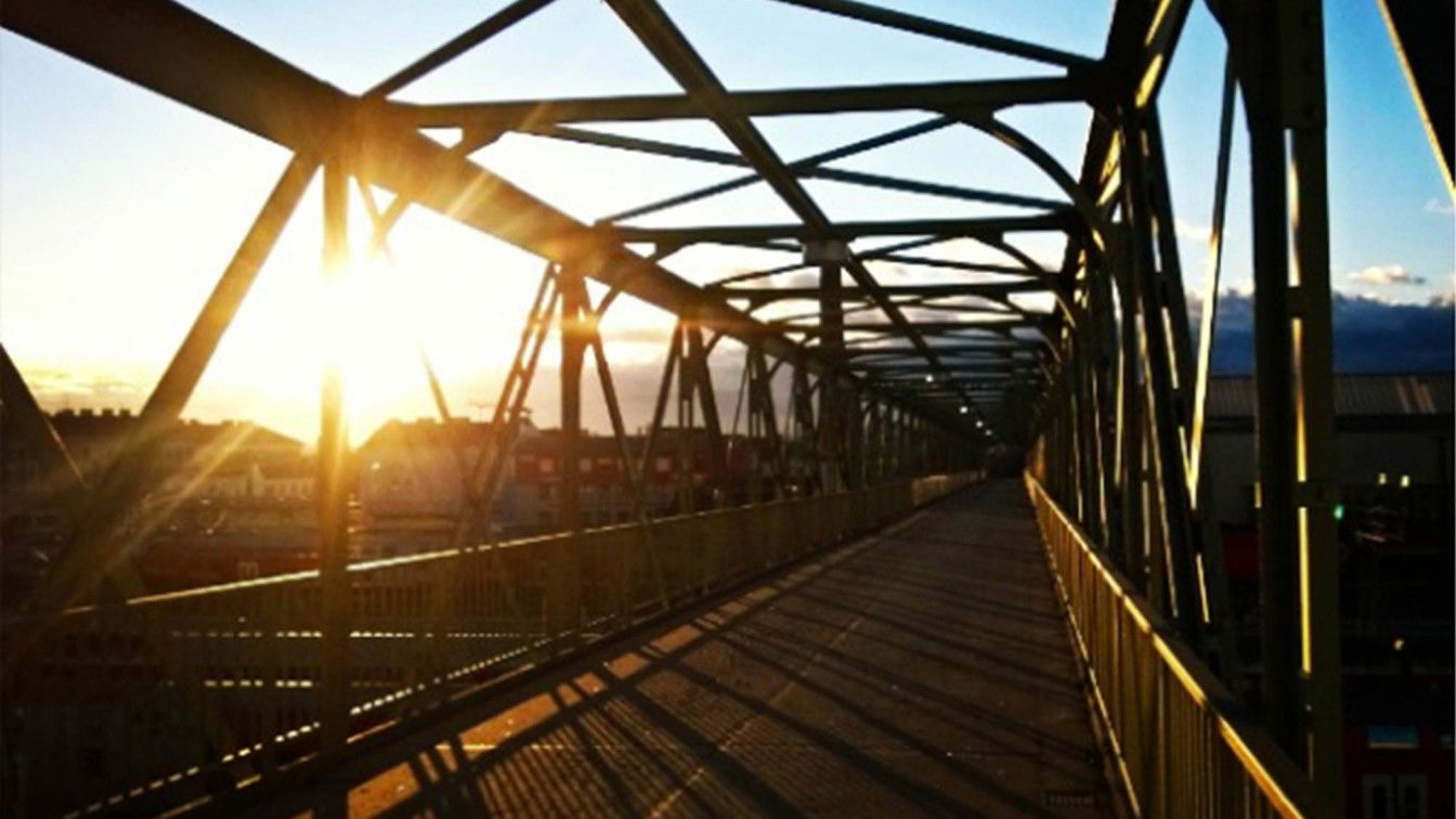Sonnenuntergang am Rustensteg (c) Marie Amenitsch | 1000things Rustensteg
