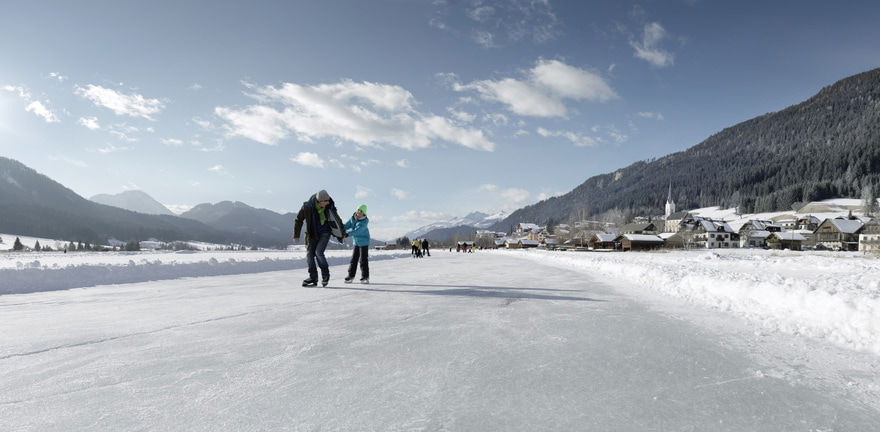 Eislaufen Weissensee