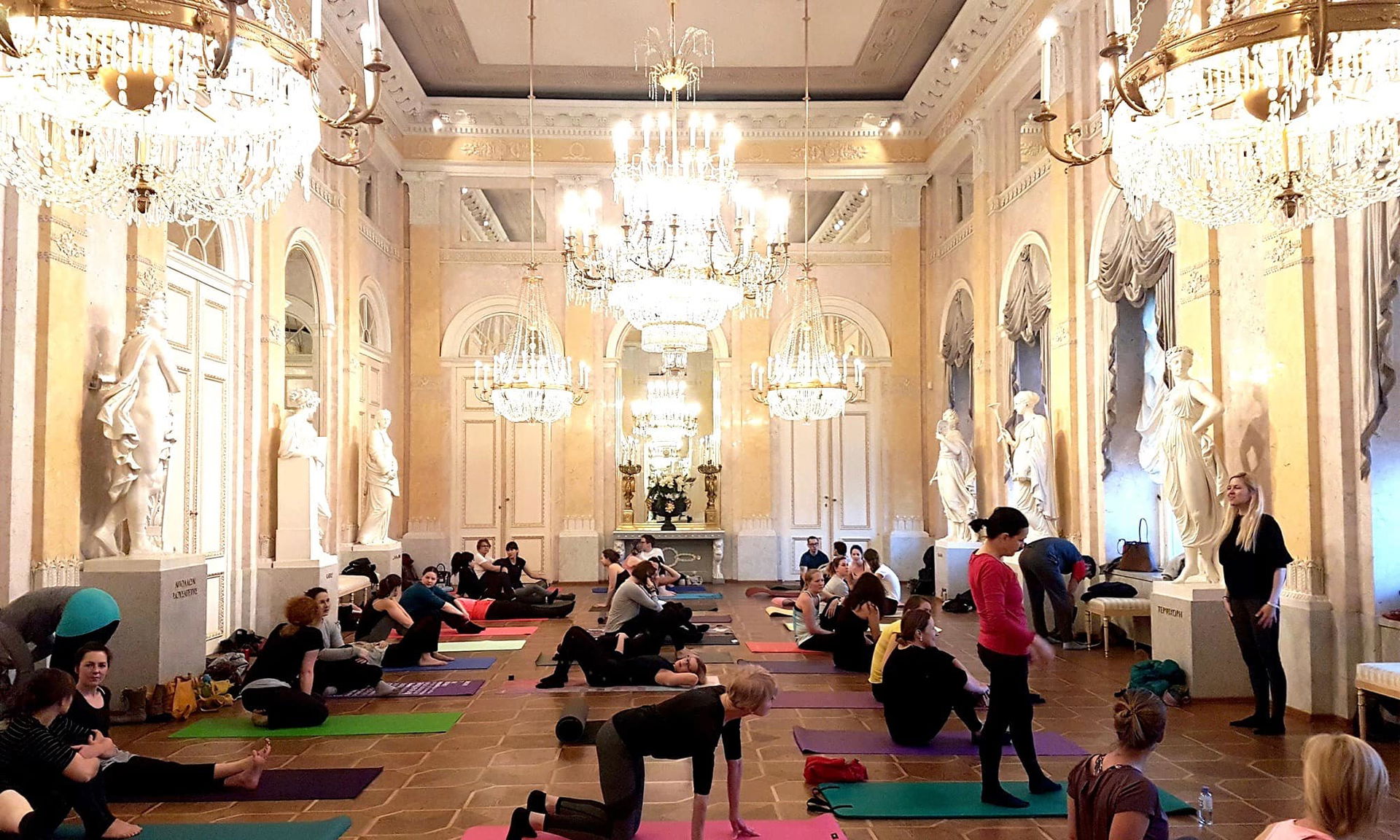 yoga in der albertina